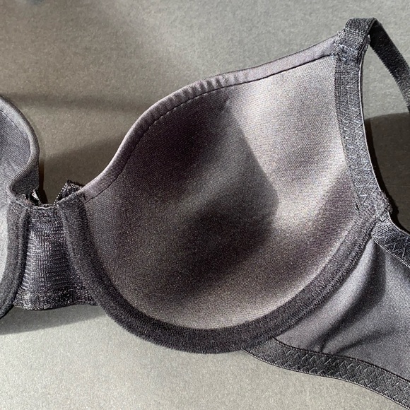 34B Coco Lingerie dark Black Underwire Bra No PushUp separate cups Quality - Picture 7 of 13